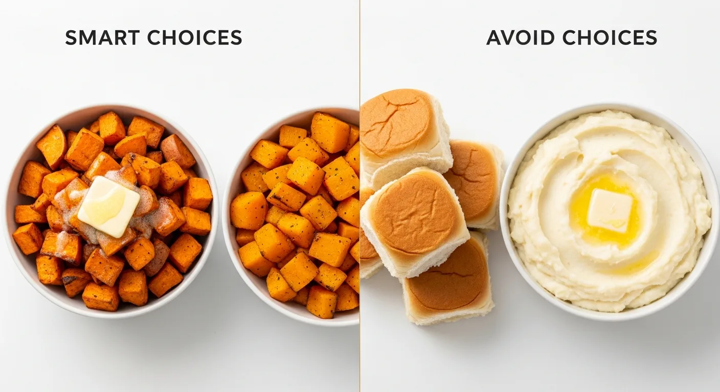 Smart carb choices versus carbs to avoid comparison
