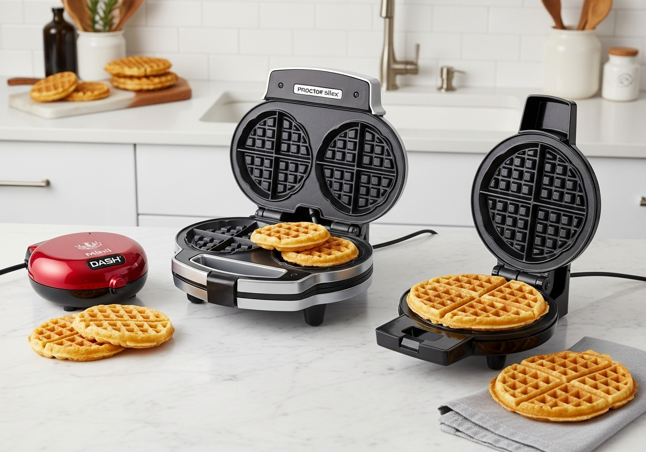 Best Chaffle Makers (2025): Mini vs Double, Sticking Fixes & 5 Base Recipes