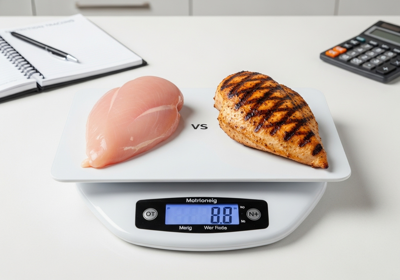 Weighing Food Raw vs Cooked (2025): Rules, USDA Yields & Best Food Scales