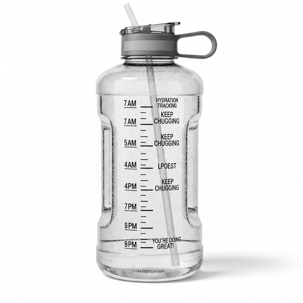 BOTTLED JOY Water Bottle with Straw (32oz)
