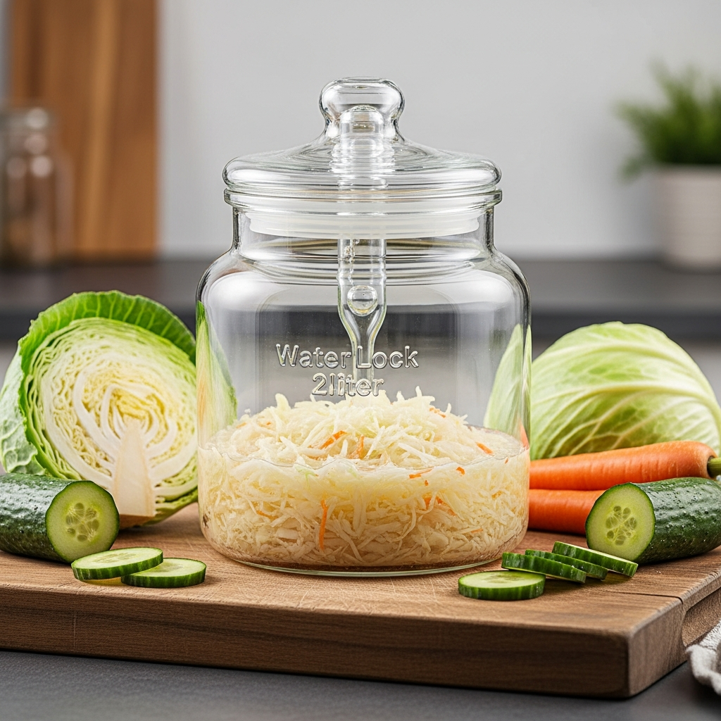 Mortier Pilon Glass Fermentation Crock (2L)