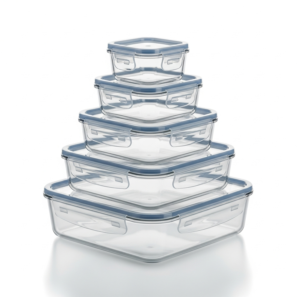 Prep Naturals Glass Meal Prep Containers (5-pack)