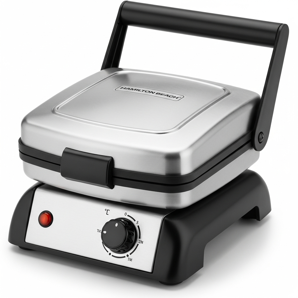 Hamilton Beach Mini Double Waffle Maker