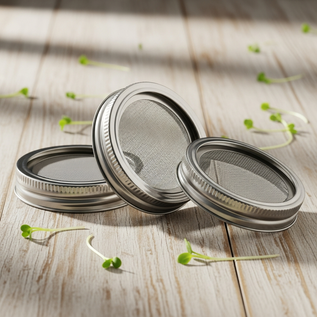 Masontops Bean Screen Sprouting Lids (4-pack)