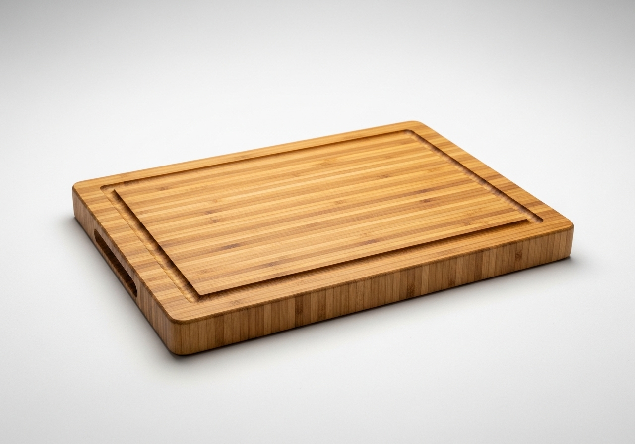Tablecraft Bamboo Cutting Board with Juice Groove